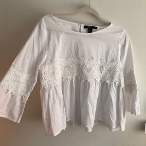 Forever 21 Lace Babydoll Blouse